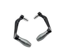 ISJRJF Pompa Freno Leva Adatto per Yamaha R3 R25 YZF R1 YZF R6 Parti in Alluminio CNC Leve Protezione Freno Frizione Manubrio Leve Freni per Moto(Gray)