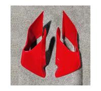 ISJRJF Spoiler per Moto Adatto per Yamaha YZF R1 R1M 2015-2024 Carenatura ad Ala Fissa Spoiler ad Ala Piccola Ala aerodinamica Alette Carenatura(Red)