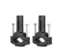 ISJRJF Staffe Lampada Forcella Anteriore Supporto Universale per Faro per Moto, Supporto per Faro modificato per paraurti, palo di Estensione per faretti(2PCS)