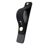 ISJRJF Supporto Telefono Bici Supporto da Polso con Impugnatura per Telefono Cellulare, Universale, a Tinta Unita, con Impugnatura a Pressione e Tirante. Porta Cellulare Moto(Black)