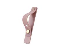 ISJRJF Supporto Telefono Bici Supporto da Polso con Impugnatura per Telefono Cellulare, Universale, a Tinta Unita, con Impugnatura a Pressione e Tirante. Porta Cellulare Moto(Pink)