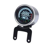ISJRJF Tachimetro Digitale Contachilometri per Motocicletta da 12 V, tachimetro, indicatore del Livello del Carburante, indicatore della velocità Tachimetro per Moto(Only Speedometer)