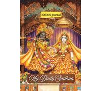 ISKCON Journal My Daily Sadhna: Radha Krishna Theme | Keep Track Of Your Spiritual Activities| Guided Devotee Logbook | Notebook Gift for men, women, kids & adults