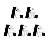 ISKDJBJG 10x Diapason da 528 HZ per Set di Chakra Curativi OM136,1 Hz per La Riparazione di Strumenti di Guarigione del Suono con Supporto per Diapason A