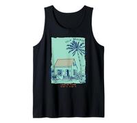 Isla Holbox - Souvenir del Messico Yucatan, Stile Vintage sulla Spiaggia Canotta