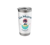 Isla Mujeres Cancún Bicchiere termico in acciaio inox doppia parete