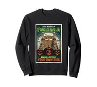 Isla Nublar Paura Notte Jurassic Park Halloween Design Felpa