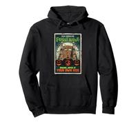 Isla Nublar Paura Notte Jurassic Park Halloween Design Felpa con Cappuccio