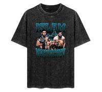 Islam Makhachev Bootleg Unisex Cotton Tee Shirt Men's Black T-Shirt L