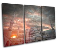 Islam Muslim Temple Architecture TREBLE TELA parete arte foto stampa