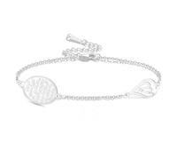 Islamic Ayatul Kursi Bracciale ovale per le donne Allah Teardrop Link Bracciali Arabi Musulmani Corano Calligrafia Braccialetto di fascino Islam Eid Ramadan Regalo Gioielli (Bracciale Islamico-S)