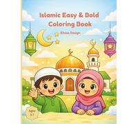 Islamic Easy & Bold Coloring Book for Kids Ages 3-7: Simple Islamic Coloring Pages