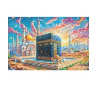 Islamic Religious Architecture Puzzle 1000 Pezzi Giochi Da Tavolo Per Coppie Building Sunset Street Attività Condivisa Rilassamento E Complicità Regalo Per Anniversario San Valentino 1000 PCS