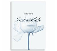 Islamica Tela da Parete Bismillah Decorazione Stampa Pittura Per Casa Camera