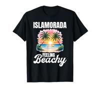 Islamorada Feeling Beachy Tramonto Sole Mare Maglietta