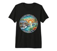 Islamorada, Florida Keys, Marina, Pesca, Marlin, Tarpon Maglietta Premium
