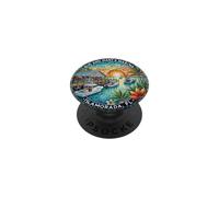 Islamorada, Florida Keys, Marina, pesca, marlin, Tarpon PopSockets PopGrip Adesivo