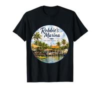Islamorada Florida Keys Marina Tarpon Feeding, Robbie, Stati Uniti d'America Maglietta