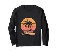Island Escape Sunscape Vibes per gli amanti della spiaggia Maglia a Manica