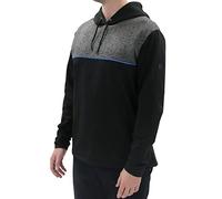 Island GREEN Midlayer Traspirante a Maniche Lunghe da Golf da Uomo, Nero/Carbone Marl/Marine, L