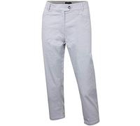 Island Green - Pantaloni a Compressione da Donna, Donna, Pantaloni Bambino, IGLPNT1818, Grigio Argento/Nero., 10