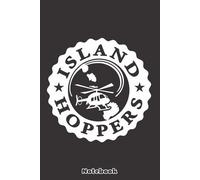 Island Helicopter Tour logo Notebook: Lined College Ruled Paper, Planner, Diary, Journal, 6x9 120 Pages, Matte Finish Cover