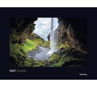Island - KUNTH Wandkalender 2027: Hochwertiger, bildstarker Kalender mit Spiralbindung im Großformat