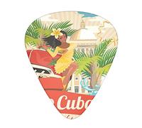 Island Of Cuba Plettri per chitarra - Accessori per chitarra - Plettri per chitarra acustica, chitarra elettrica, basso per uomini donne chitarristi professionisti, musicisti e principianti.