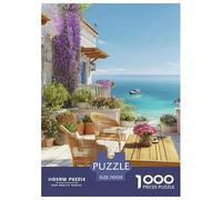 Island Scenery Puzzle 1000 Pezzi Landscape - Sfida Familiare Creativa, Cartone Resistente, Poster Incluso, Relax Garantito - 70x50cm/1000pcs