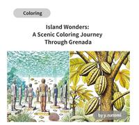 Island Wonders: A Scenic Coloring Journey Through Grenada
