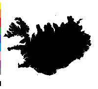 Islanda adesivi adesivi auto da 15 cm a 50 cm dimensioni paesi adesivi 263