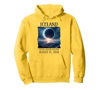 Islanda Eclipse 2026 agosto 12 Total Solar Eclipse Felpa con Cappuccio