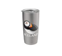 Islanda Puffin Bird Watching - Top, Abbigliamento e Accessori Bicchiere termico in acciaio inox doppia parete