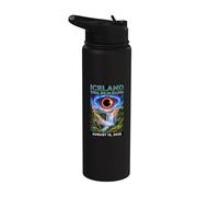 Islanda Total Solar Eclipse 2026, Totality Chaser Science Stainless Steel Insulated Water Bottle
