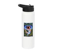 Islanda Total Solar Eclipse 2026, Totality Chaser Science Stainless Steel Insulated Water Bottle