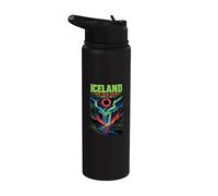 Islanda Totality Chaser Total Solar Eclipse 2026 Scienza Stainless Steel Insulated Water Bottle