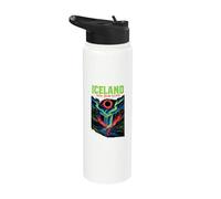 Islanda Totality Chaser Total Solar Eclipse 2026 Scienza Stainless Steel Insulated Water Bottle