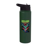 Islanda Totality Chaser Total Solar Eclipse 2026 Scienza Stainless Steel Insulated Water Bottle