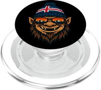 Islanda Troll con Beanie e Mountain Sunset Reflection PopSockets PopGrip per MagSafe