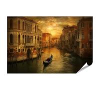 islandburner Empire - Poster fotografico a Venezia con gondola nel canale immagini Premium