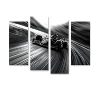 islandburner Immagine su tela Formula 1 auto da corsa sul circuito Immagini murali Poster