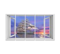 islandburner Prime Immagine su tela Barca a vela al tramonto orizzonti lontani immagini murali poster