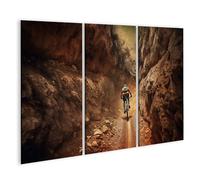 islandburner Prime Immagine su tela ciclisti canyon avventura percorso esplorazione mondi sondare immagini murali poster