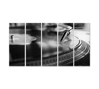 islandburner Prime Immagine su tela Dischi in vinile Giocatore in primo piano Nero Bianco Immagini Poster