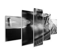 islandburner Prime Immagine su tela Dischi in vinile Giocatore in primo piano Nero Bianco Immagini Poster