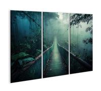 islandburner Prime Immagine su tela Mistico sentiero nebbia nella foresta profonda piena di misteri e immagini magiche murali poster