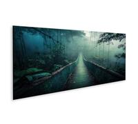 islandburner Prime Immagine su tela Mistico sentiero nebbia nella foresta profonda piena di misteri e immagini magiche murali poster