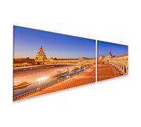 islandburner Prime immagine su tela Plaza al tramonto a Siviglia Spagna scena architettonica immagini murali poster