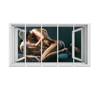islandburner Prime Immagine su tela Romantica Conciliazione dietro le finestre Immagini Poster