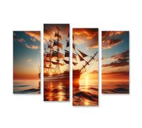 islandburner Prime Immagine su tela vela tramonto mare avventura orizzonti immagini murali poster